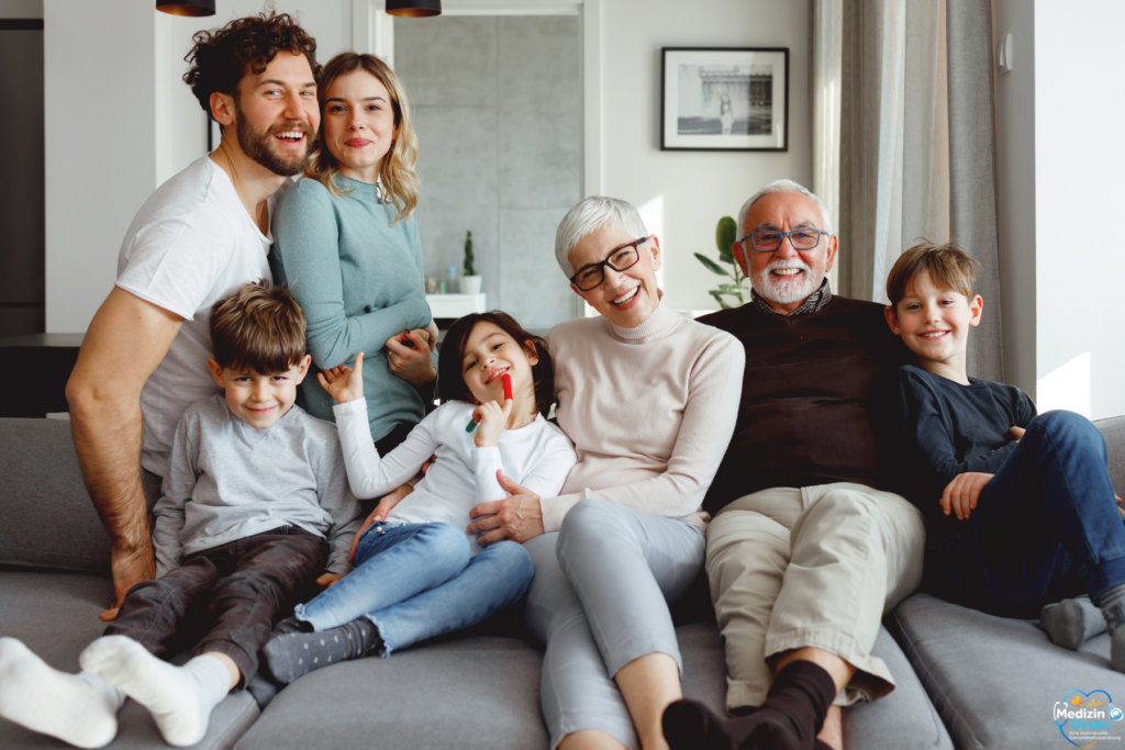 Familie als Unterstützung und gemeinsamer Rückhalt in gesundheitlichen Situationen